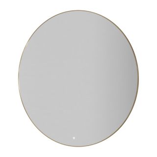 Зеркало с подсветкой Armadi Art 545-120-G 120 см сенсорный выключатель антизапотевание золото